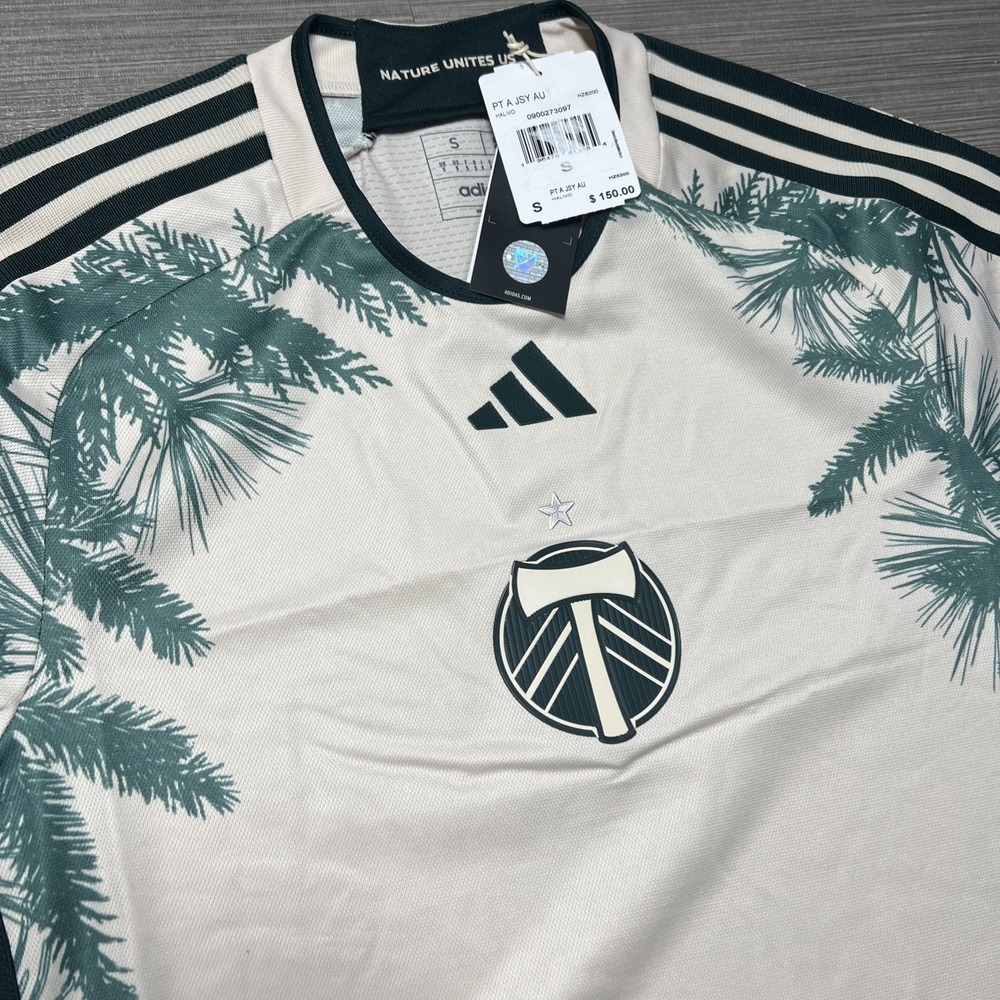 Adidas MLS Portland Timbers Men's Small 2024/25 Authentic Away Jersey HZ6200